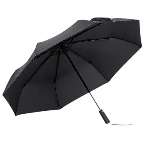 Парасолька Xiaomi Flowerbed super large automatic umbrella iron чорна - фото 2