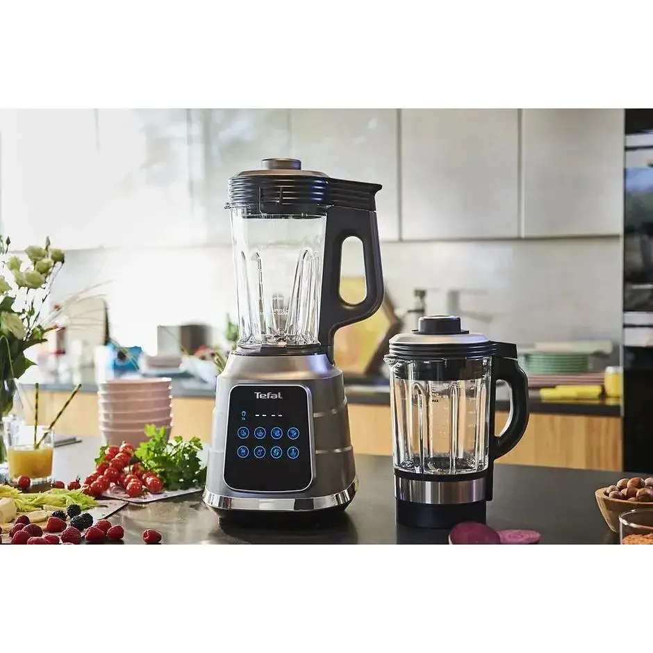 Блендер стаціонарний вакуумний Tefal Ultrablend Vacuum Boost 1300 Вт чаша 2500 мл додаткова чаша 1400 мл сріблясто-чорний (BL985A31) - фото 14