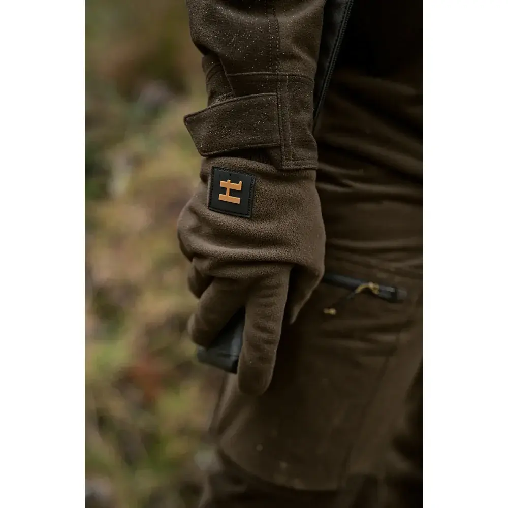 Рукавички Harkila Forest Hunter WSP gloves L Green/Brown - фото 4