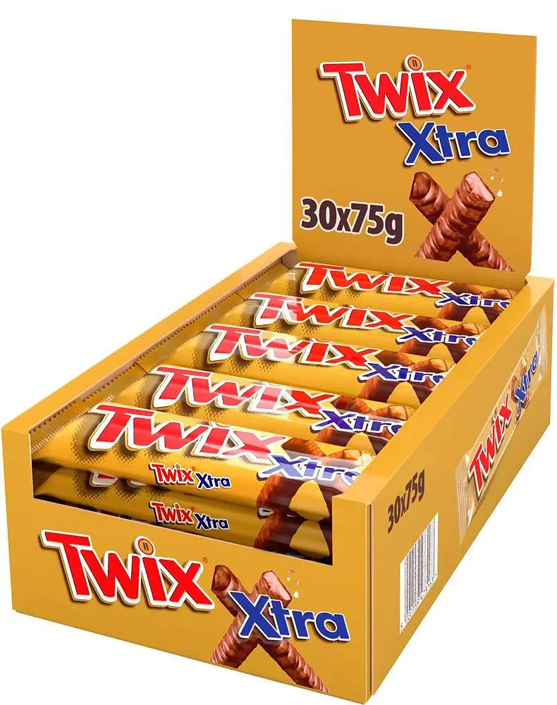 Упаковка батончиків Twix Extra 30 шт x 75 г - фото 2