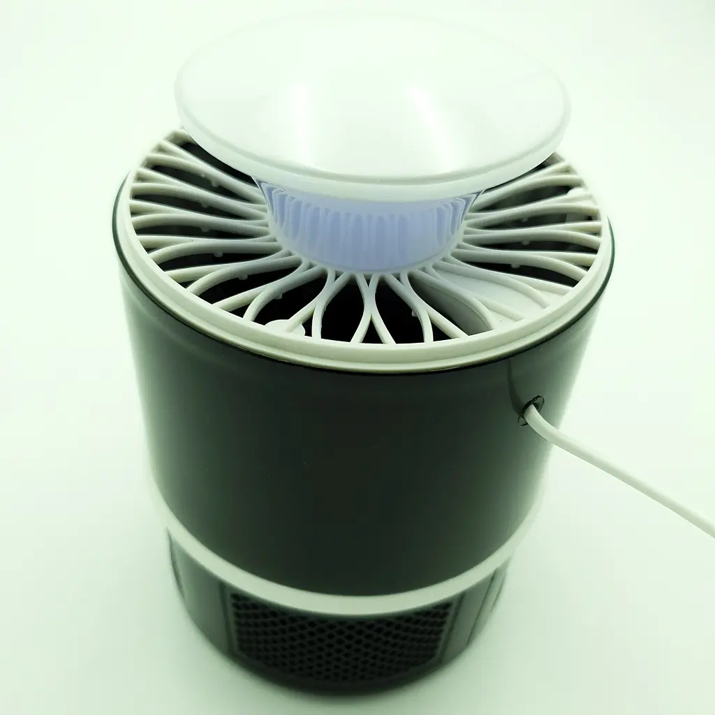 Лампа пастка для комарів нищівник комах 5 Вт USB Mosquito Killer Lamp чорна - фото 4