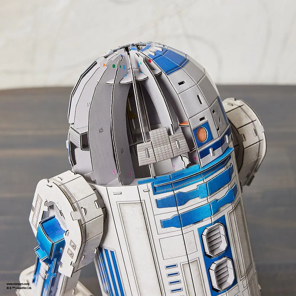 4D Build: Пазл для створення 3D-моделі «Зоряні війни: дроїд R2-D2» (201 деталь) 4D Build SM45757/6069817 - фото 10