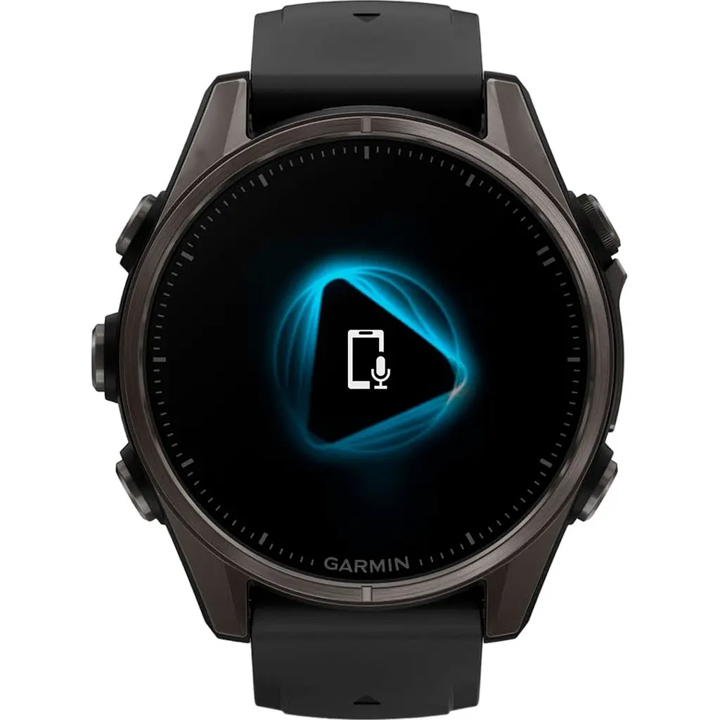 Смарт-годинник Garmin Fenix 8 AMOLED Sapphire 43mm Carbon Gray DLC Titanium with Black/Pebble Gray Silicone Band (010-02903-21) [115064] - фото 7