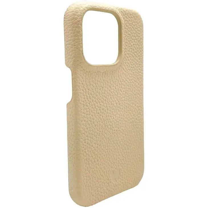 Чохол iLera NAPA Leather Case 1.0 для Apple iPhone 15 Pro Lady Beige [iLNPCS1015PrLB] [104091] - фото 2