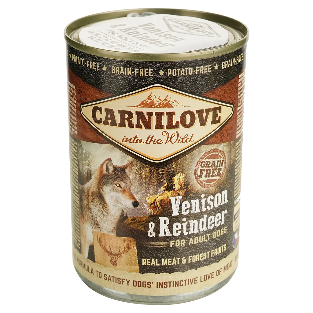 Беззерновой влажный корм для собак Carnilove Adult Venison & Reindeer с олениной 400 г - фото 2