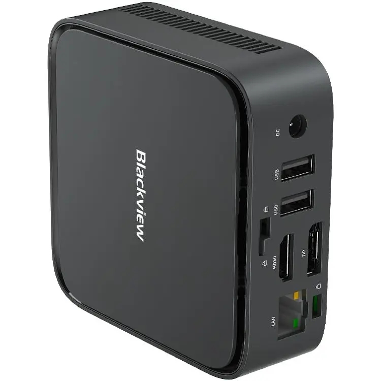 Комп'ютер Blackview Mini PC MP50 BLACK AMD Ryzen 5 3500U/16GB/SSD512GB/K&M (MP50 R5 16GB+512GB BLACK) - фото 9
