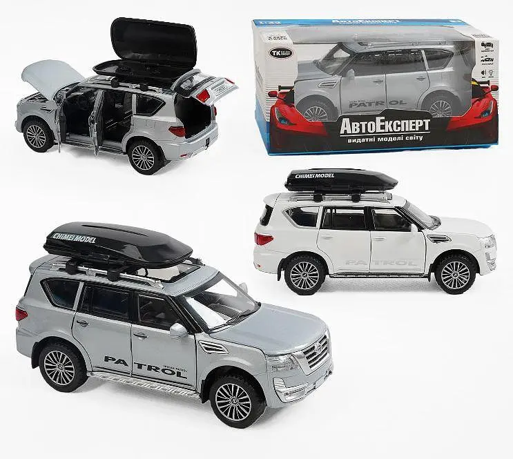 Машинка Автопром нісан патрол Nissan Patrol 50915 Авто Експерт 2 види, металопластик, 1:32, звук, світло, інерція - фото 2