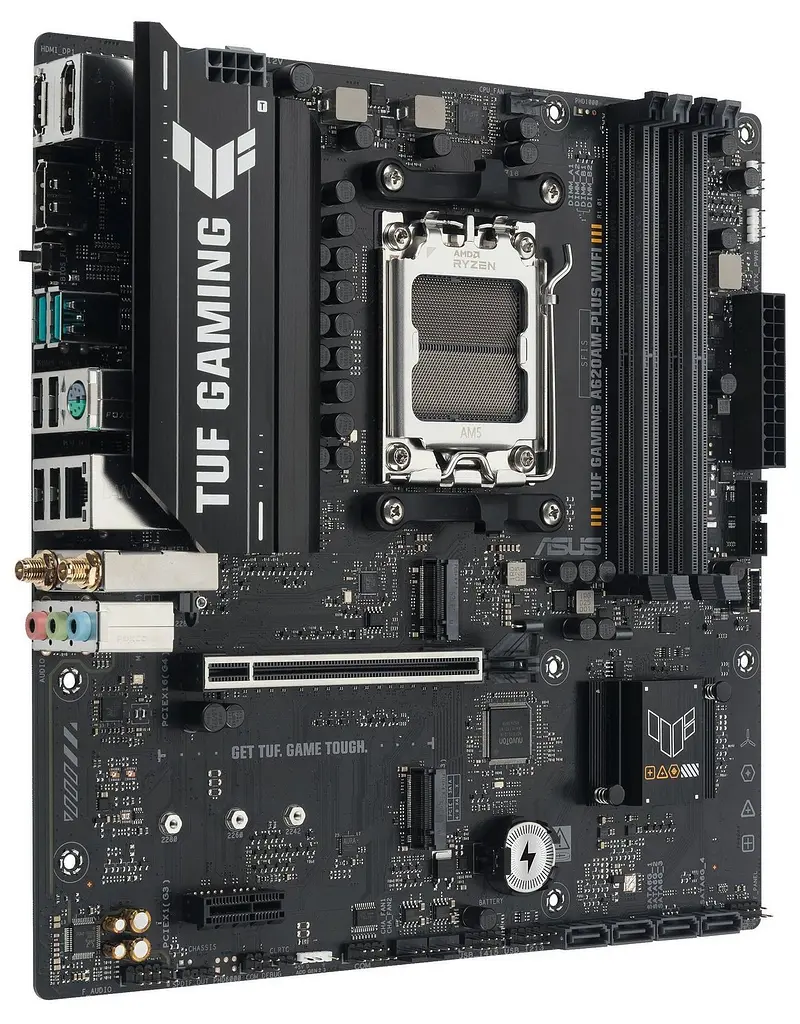 Материнська плата Asus TUF Gaming A620AM-Plus WiFi Socket AM5 - фото 3