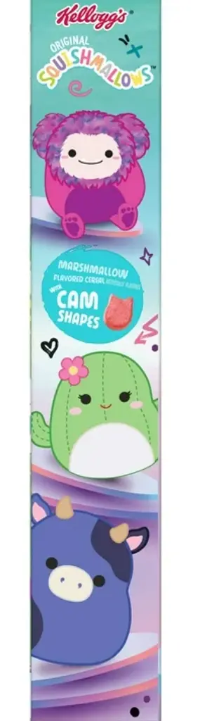 Сухий сніданок Kellogg's Squishmallows Breakfast Cereal Original with Marshmallows 328г - фото 7