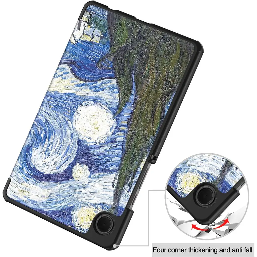 Чехол HardPrinted с рисунком Samsung Galaxy Tab A9 8.7 SM-X110 SM-X115 ВанГог - фото 5