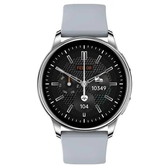 Умные наручные часы Smart Melisia Silver Rubber (2 ремешка) - фото 5