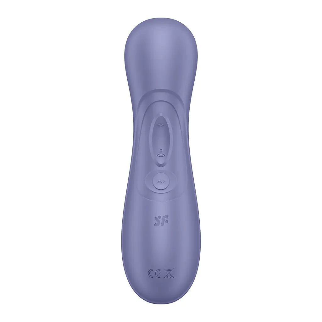 Вакуумний стимулятор клітора з вібрацією Satisfyer Pro 2 Generation 3 Connect App фіолетовий - фото 4
