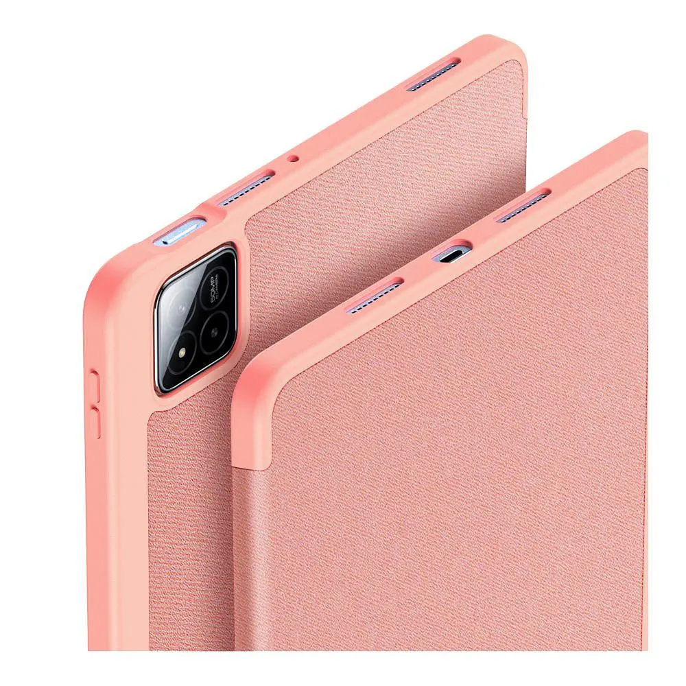 Чехол Dux Ducis Domo для планшетов Xiaomi Pad 7 / 7 PRO со стилусом и подставкой розовый - фото 6