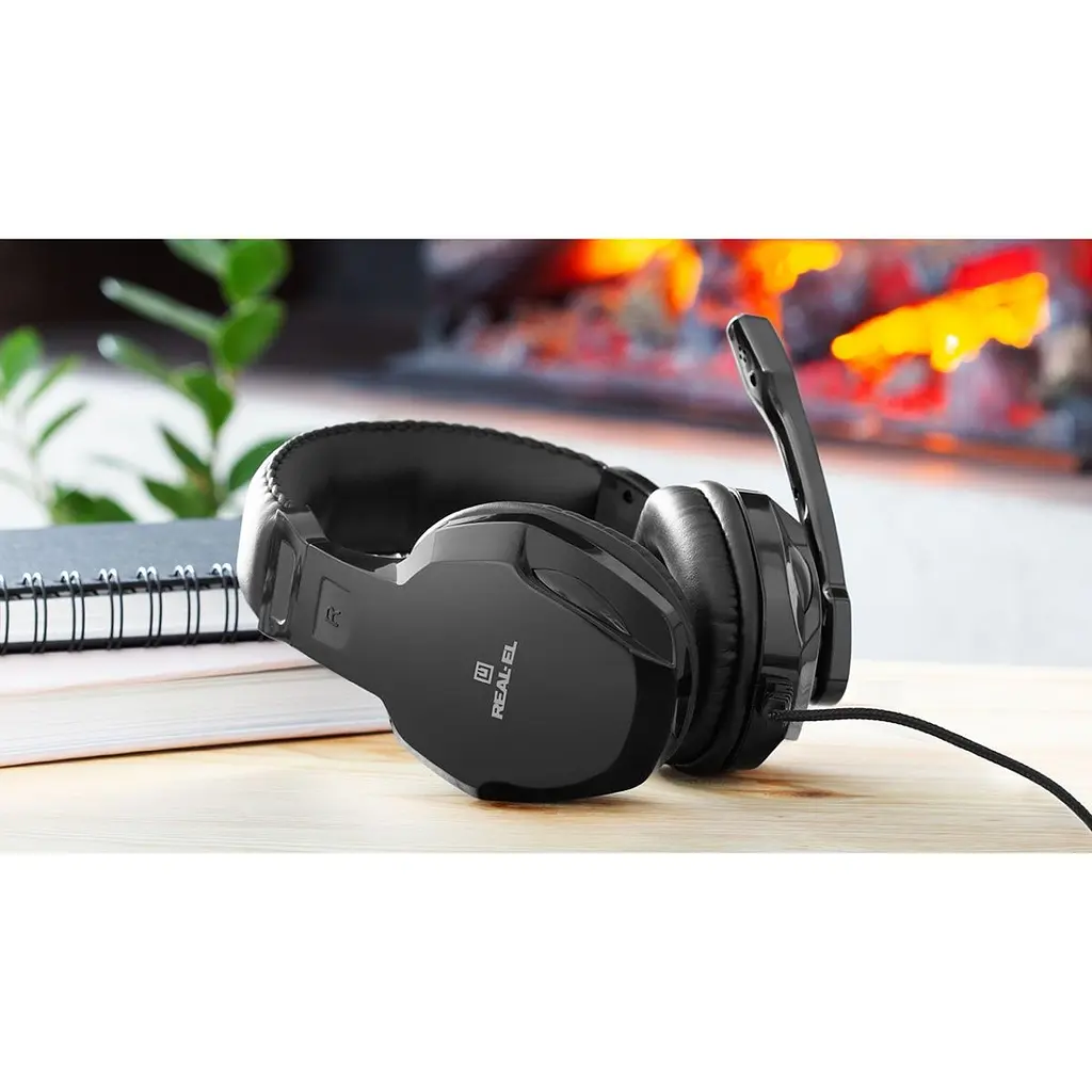 Ігрові навушники REAL-EL GDX-7200 Black (EL124100018) [112550] - фото 10