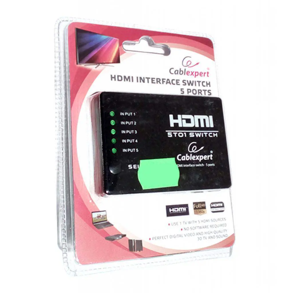 Коммутатор Cablexpert (DSW-HDMI-53) - фото 2