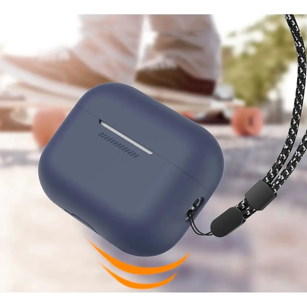 Чехол AhaStyle Colorful Silicone Case для AirPods Pro 2 Midnight Blue [CP-187-2-C-MB] [133838] - фото 6