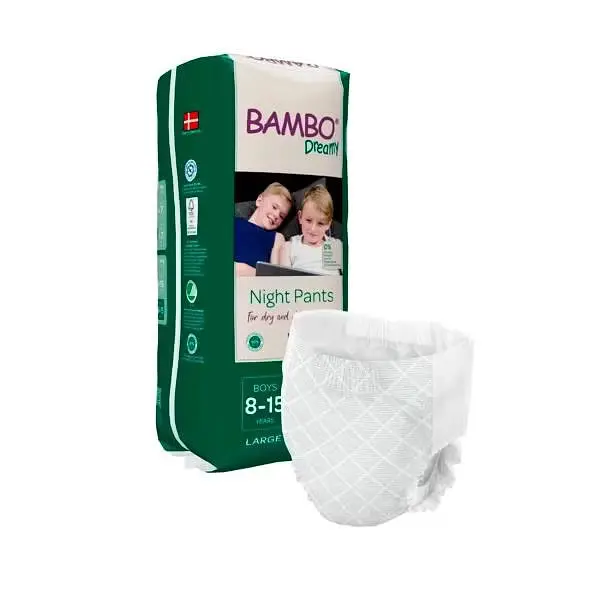 Нічні ЕКО Підгузки-трусики для хлопчиків Bambo Dreamy Night Pants Boys (35-50 кг). Bambo Nature (18877) - фото 3