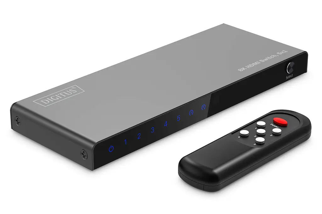 Відеокомутатор Digitus UHD HDMI (INx5 - OUTx1), 8K teh0025046 - фото 2
