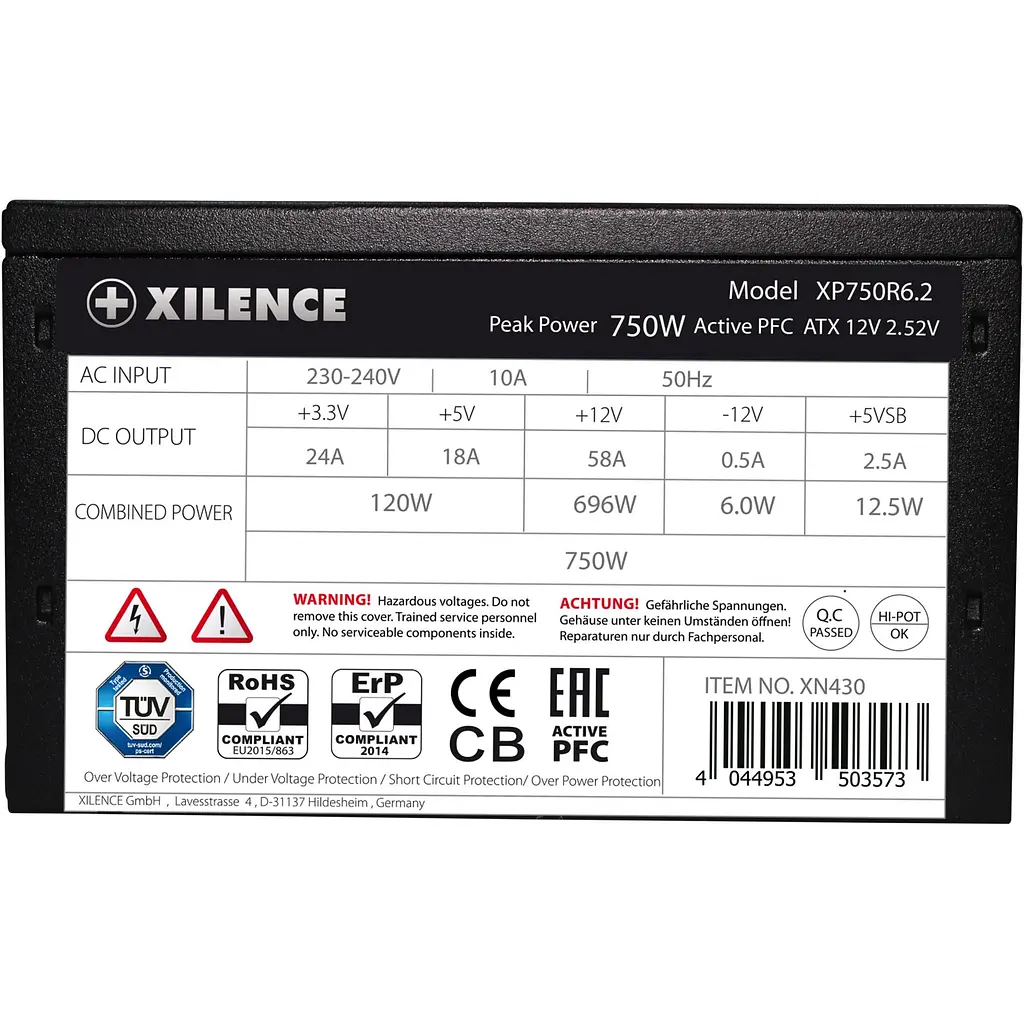 Блок живлення Xilence Performance C+ (XP750R6.2) 750W - фото 2