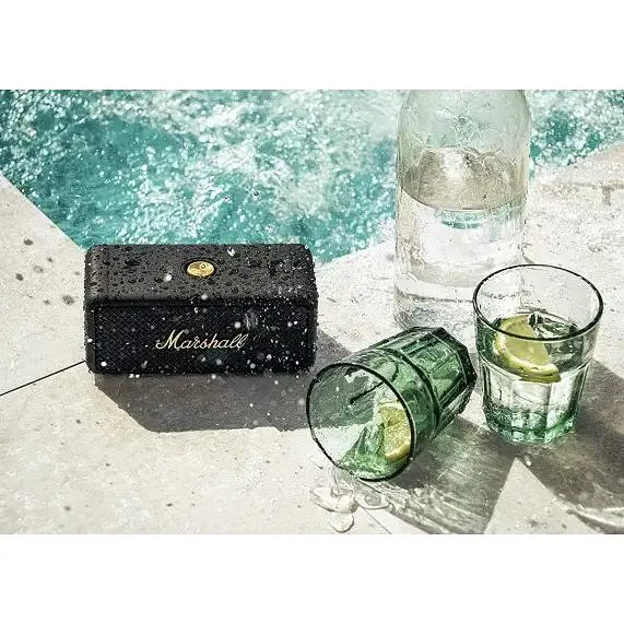 Портативна акустика Marshall Emberton Black and Brass bluetooth-колонка 1005696 (Asian Version) - фото 7