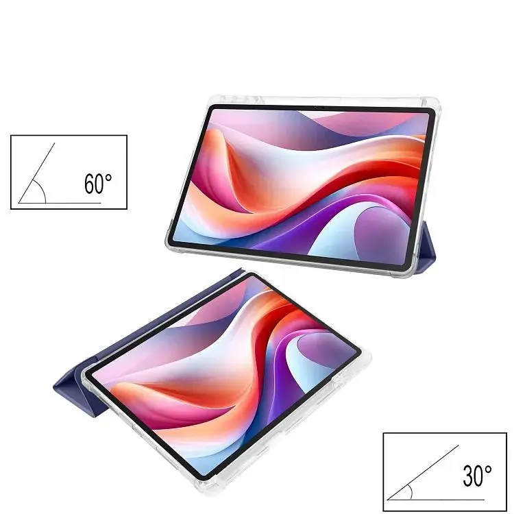 Чохол-книжка BeCover Soft Edge з кріпленням для стілусу для Lenovo Tab M11 -2024 TB-TB330FU/Xiaoxin Pad 11 -2024 11" Deep Blue (712539) - фото 4