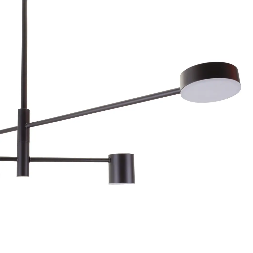 Потолочный светильник Brille подвесной BR-01 631S/4 LED 28W WW+NW+CW BK - фото 3