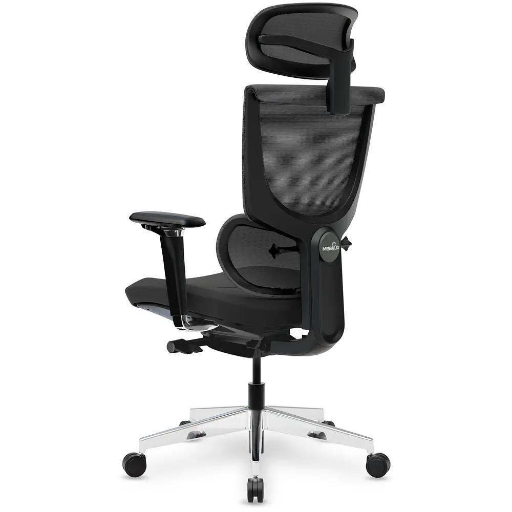 Крісло Mealux S8 Air Fabric Black (арт. HF-S8P F/B) - фото 4