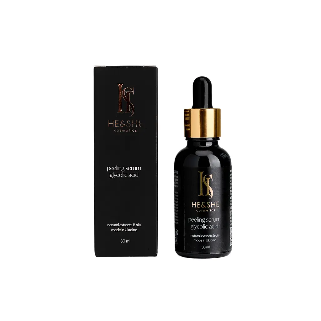 Пилинг-сыворотка с гликолевой кислотой He&She cosmetics 30 мл - фото 3