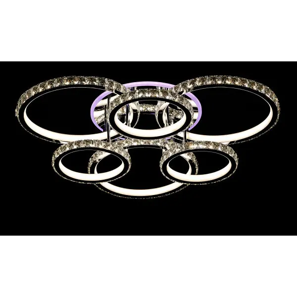 Стельова LED люстра з пультом і нічником Splendid-Ray 30-4022-45 - фото 4