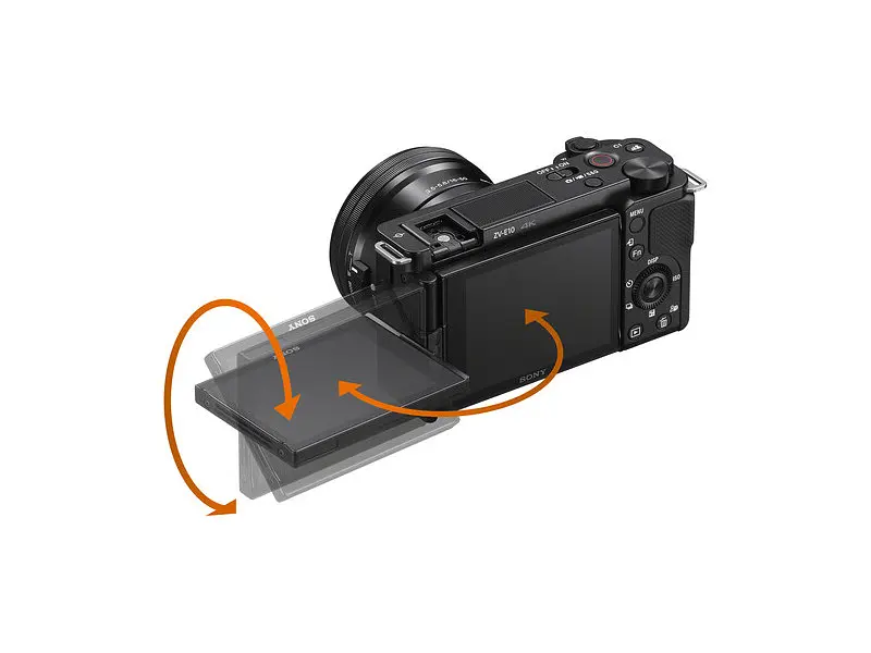Компактний фотоапарат зі змінним об'єктивом Sony ZV-E10 body Black (ILCZVE10B.CEC) - фото 2