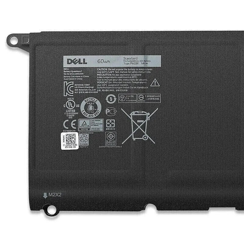 Акумулятор для ноутбука Dell XPS 13 9360 P54G (PW23Y 7.6V 60Wh 8085 mAh) - фото 3
