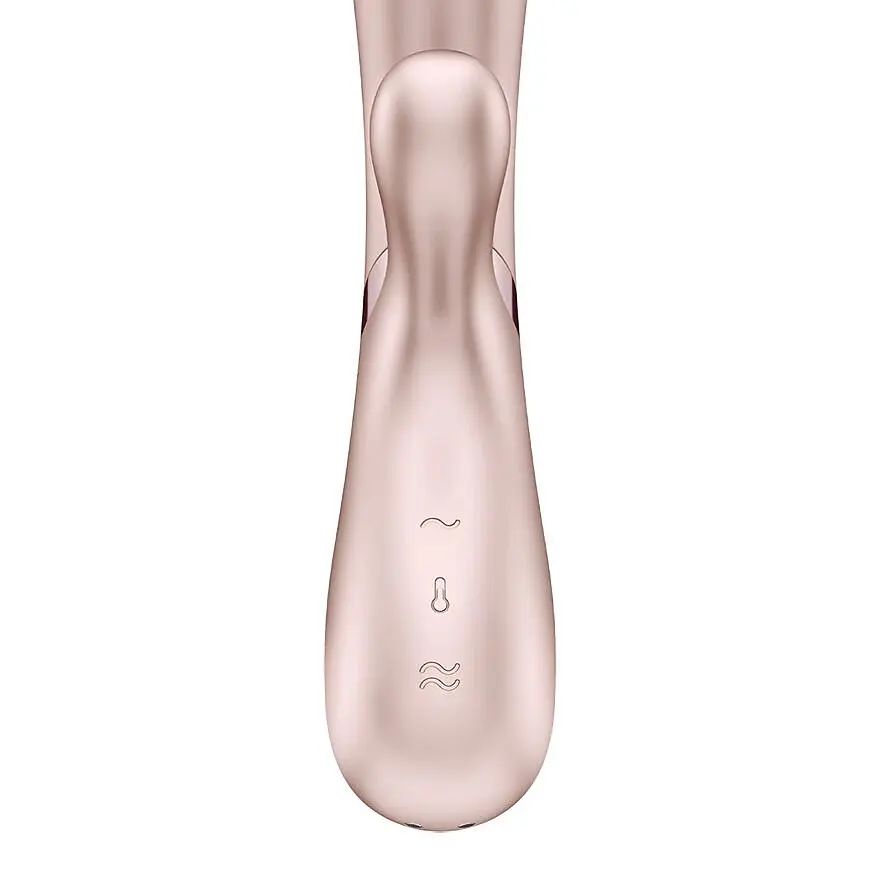 Смарт вібратор-кролик із підігрівом Satisfyer Hot Lover Nude - фото 3