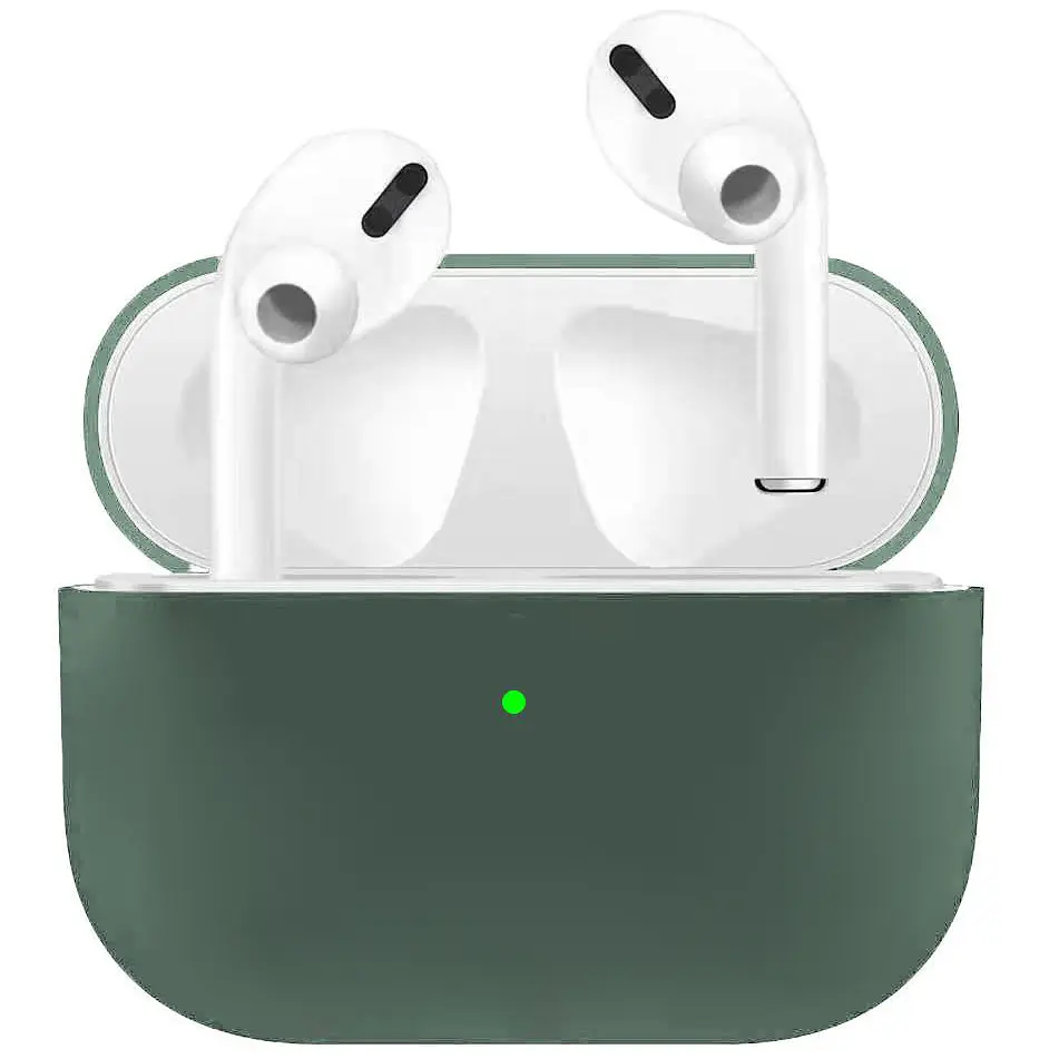 Чохол Silicone Case + Carbine для Apple AirPods Pro 2 Pine Green [74297] - фото 2