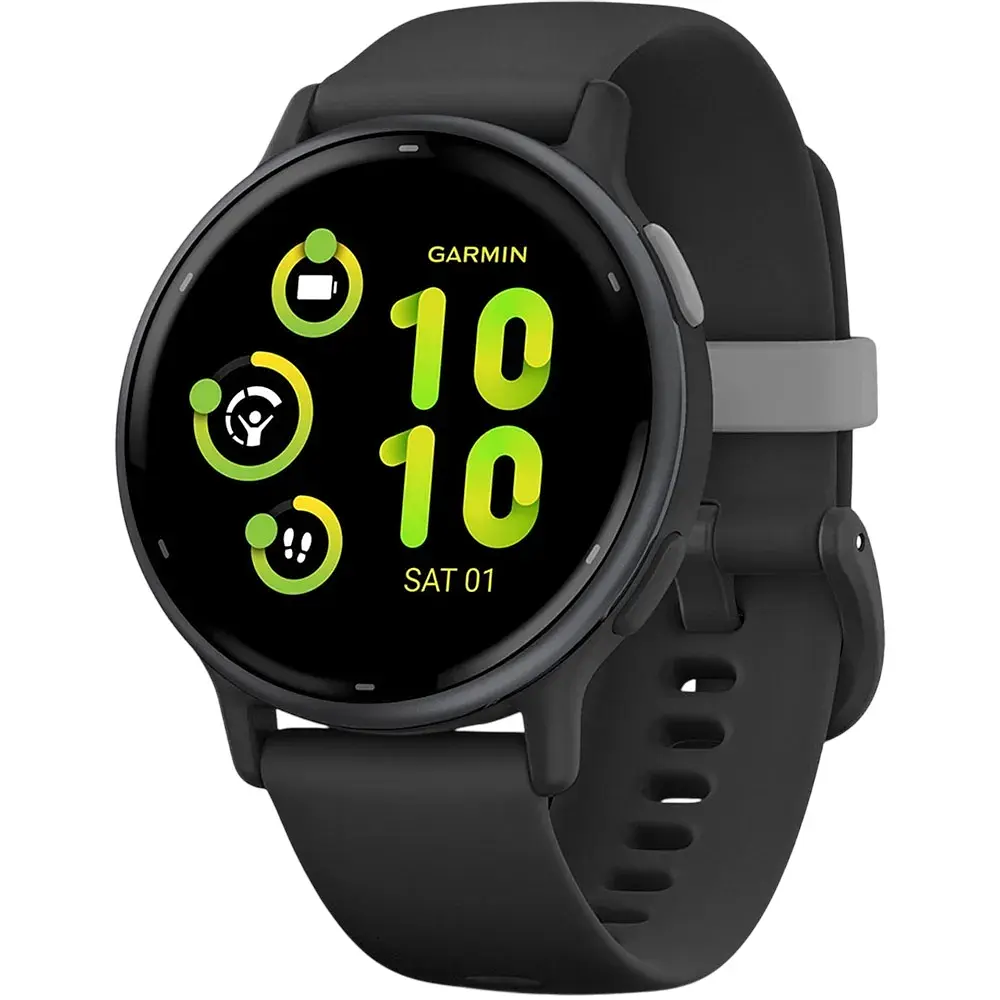 Смарт-годинник Garmin Vivoactive 5 Slate Aluminum Bezel with Black Case and Silicone Band (010-02862-5A) - фото 8