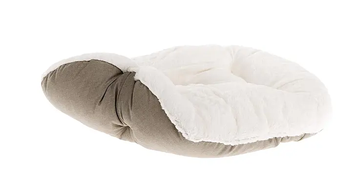Лежак для собак та котів Ferplast Dandy F 45 зі штучним хутром сірий 45x35x13 см 82941097 - фото 5