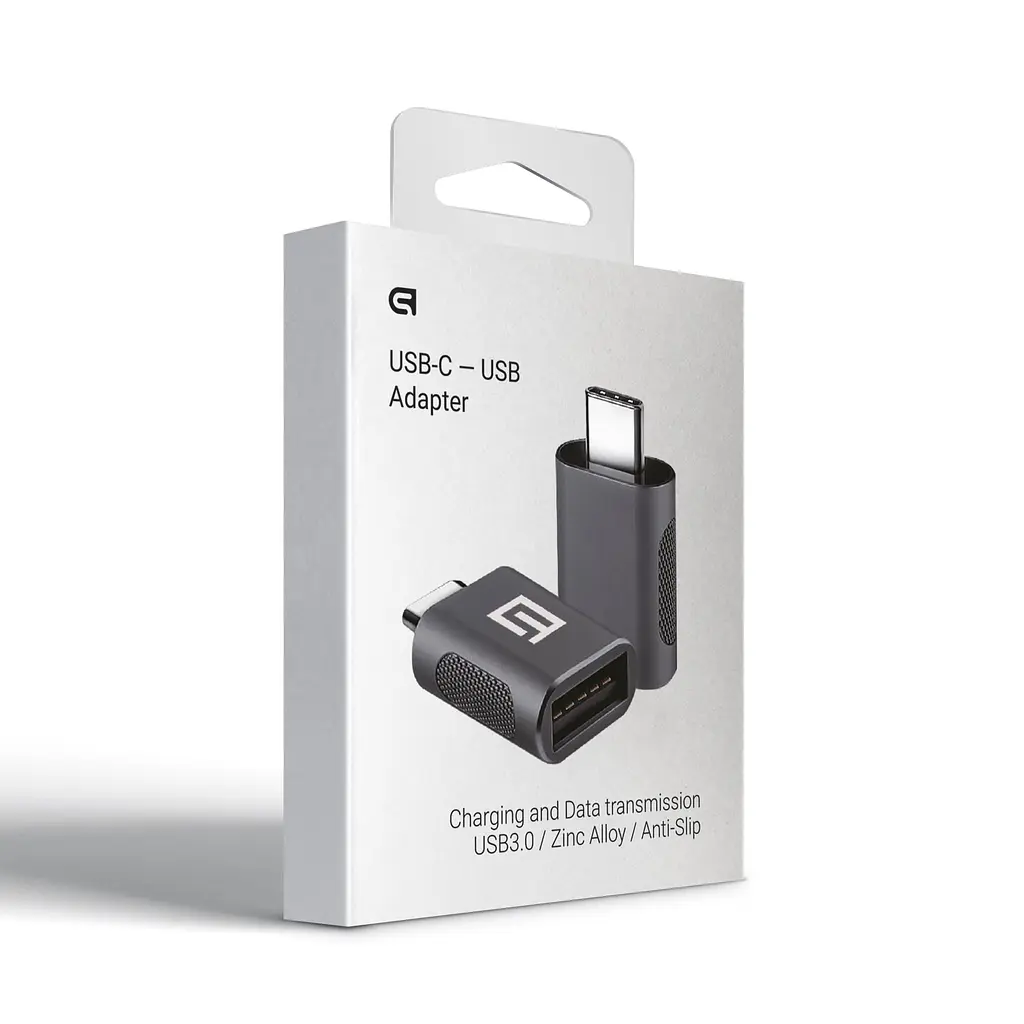 Адаптер ArmorStandart OTG Type-C to USB-A Space Grey (ARM69356) - фото 4