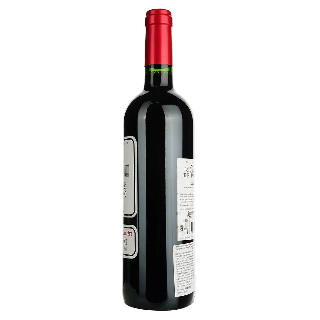 Вино AG Vins Les Demoiselles De Pierrac AOP Blaye Cotes De Bordeaux, красное, сухое, 0,75 л (917822) - фото 2