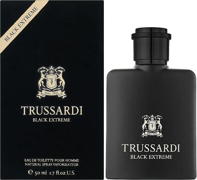 Туалетная вода Trussardi Black Extreme 50 мл - фото 2