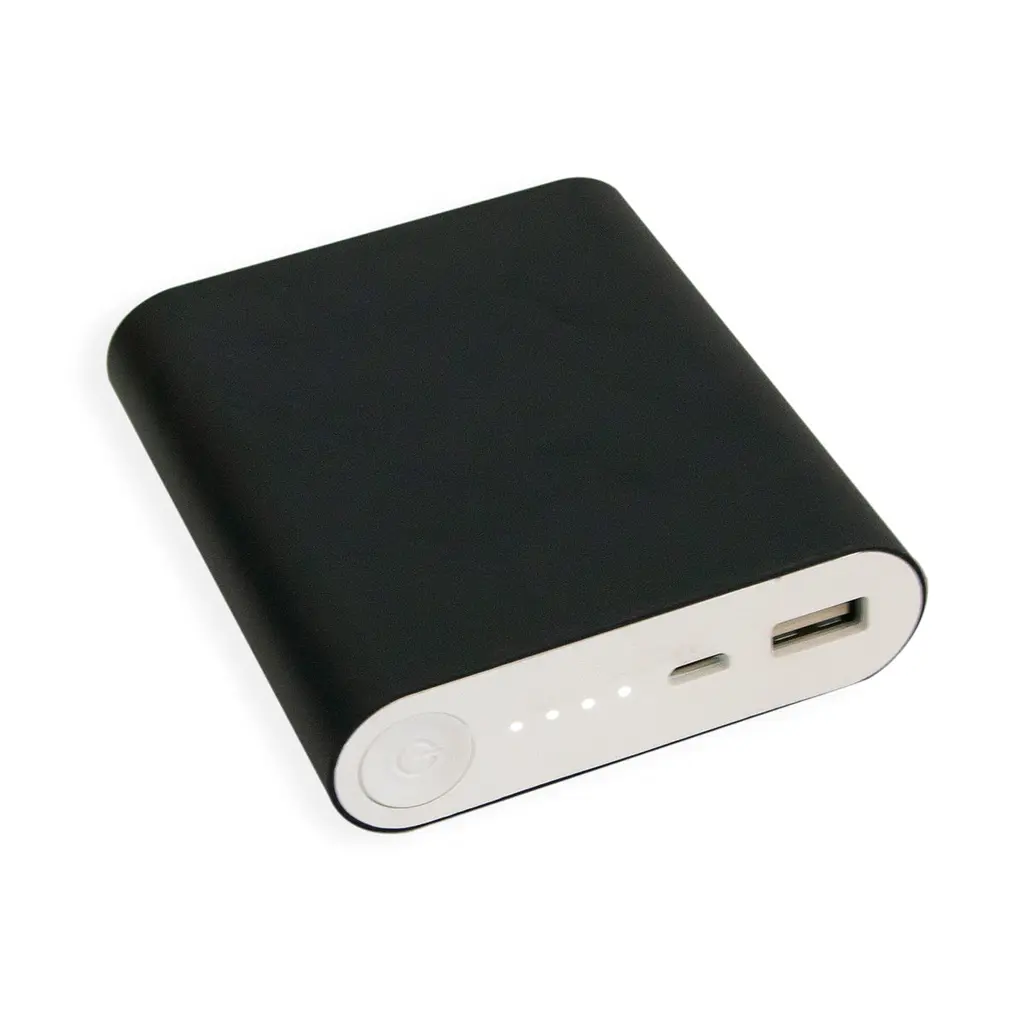 Повербанк 10400 mAh, чорний, зовнішній акумулятор для телефону - фото 4