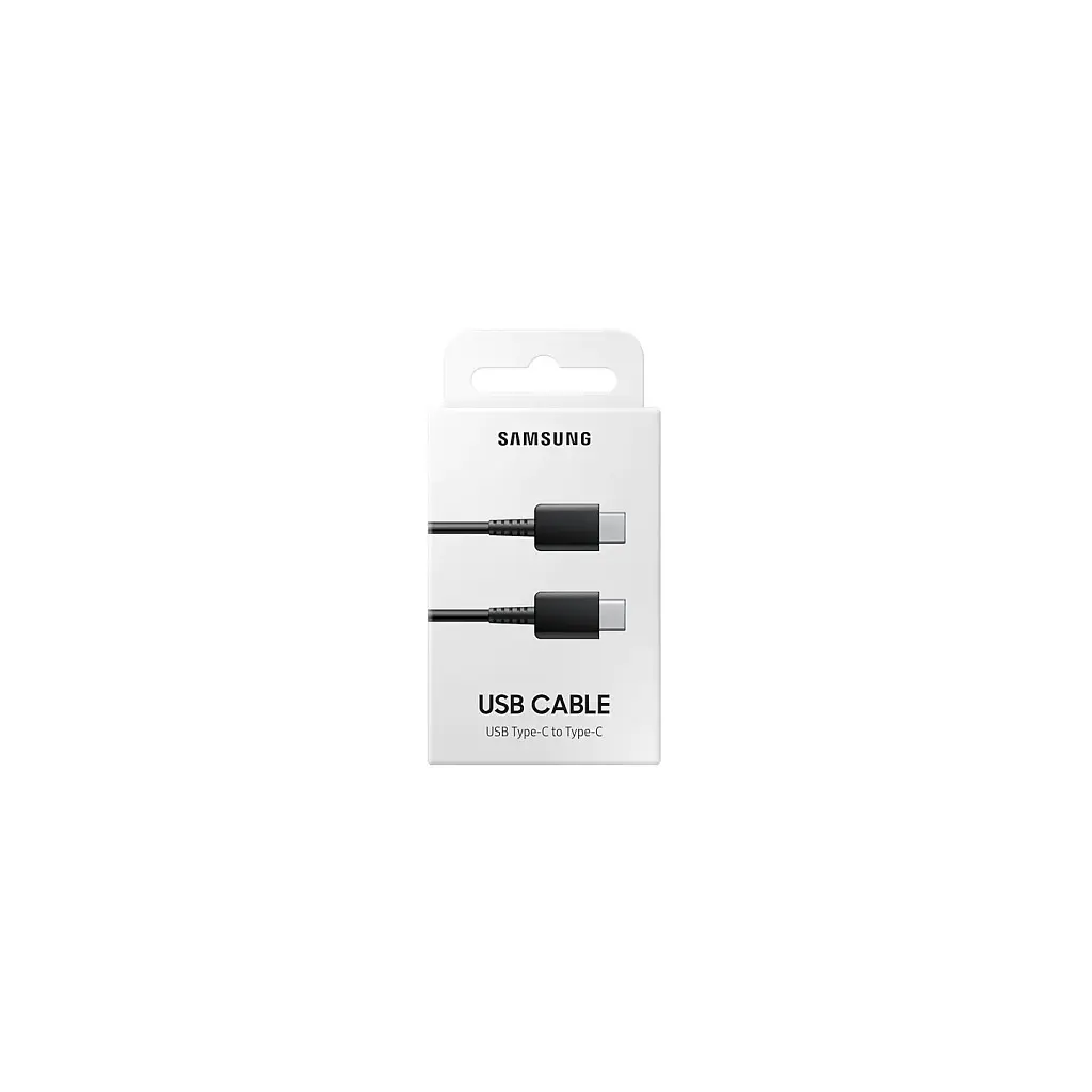Дата кабель USB-C to USB-C black Samsung (EP-DA705BBRGRU) - фото 4