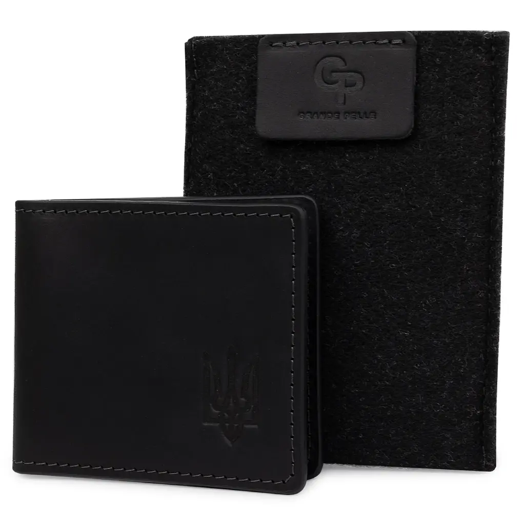 Шкіряна обкладинка для документів GRANDE PELLE 10,5х9х0,5 см acs0018510 - фото 4