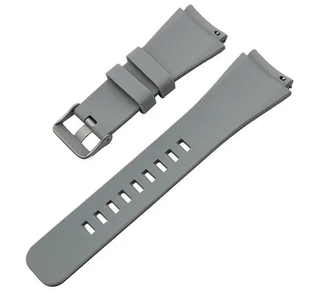 Силіконовий ремінець Primo для годинника Huawei Watch GT 2/GT Active 46 мм Grey - фото 5