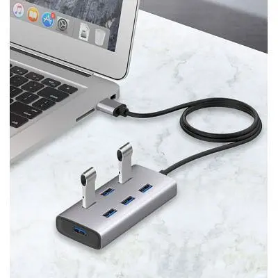Концентратор Maiwo USB 3.0 Type-A / Type-C to 7х USB3.0 (KH700) - фото 5