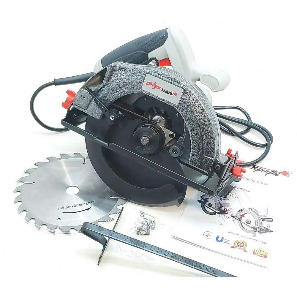 Пила дисковая циркулярная Луч Профи ПД 185/2100 5000 об/мин Ø 185 мм 0-45° 30412 - фото 3