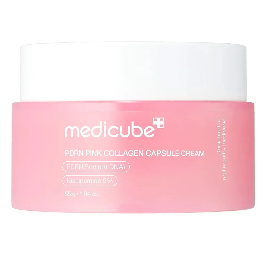 Капсульний крем з колагеном і полінуклеотидами Medicube PDRN Pink Collagen Capsule Cream 55 мл