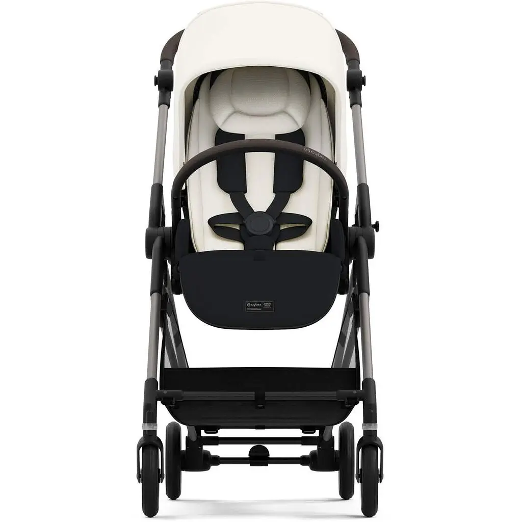 Коляска Cybex Melio Canvas White (с бампером) (524000039) - фото 2