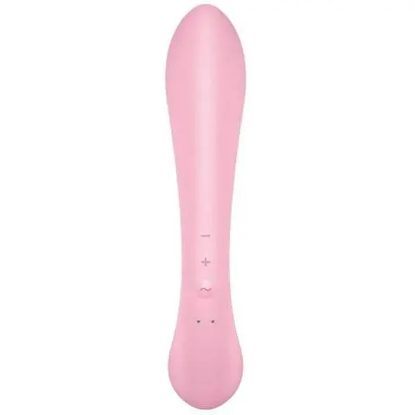 Вібратор-кролик Satisfyer Triple Oh Pink - фото 3