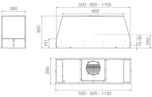 Витяжка Elica CT35 PRO GME IX/A/60 - фото 5