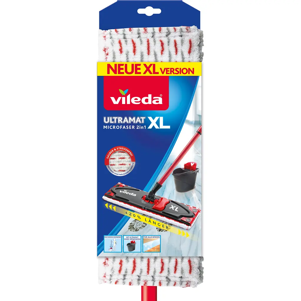 Швабра Vileda UltraMat XL з телескопічною ручкою (4023103212220) - фото 3