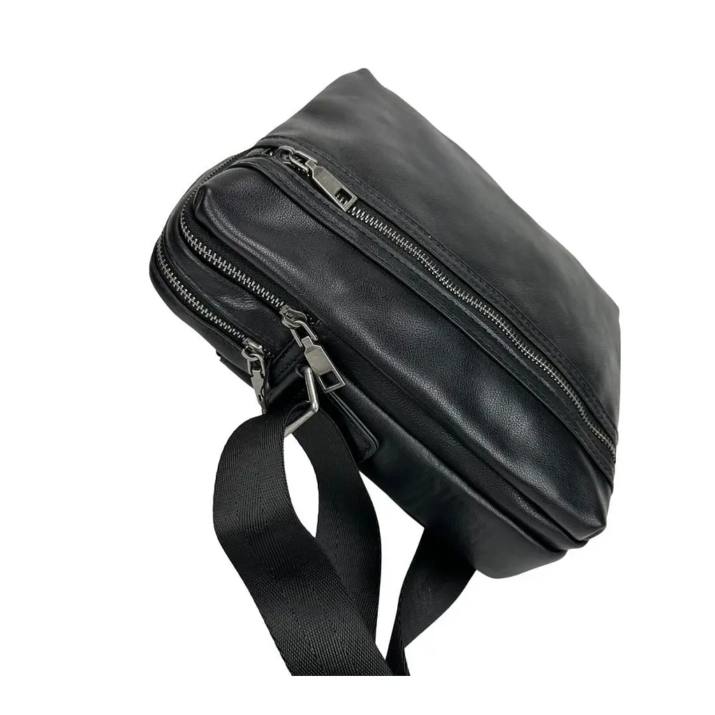 Чоловічий чорний месенджер Tiding Bag S-JMD10-8153 - фото 4